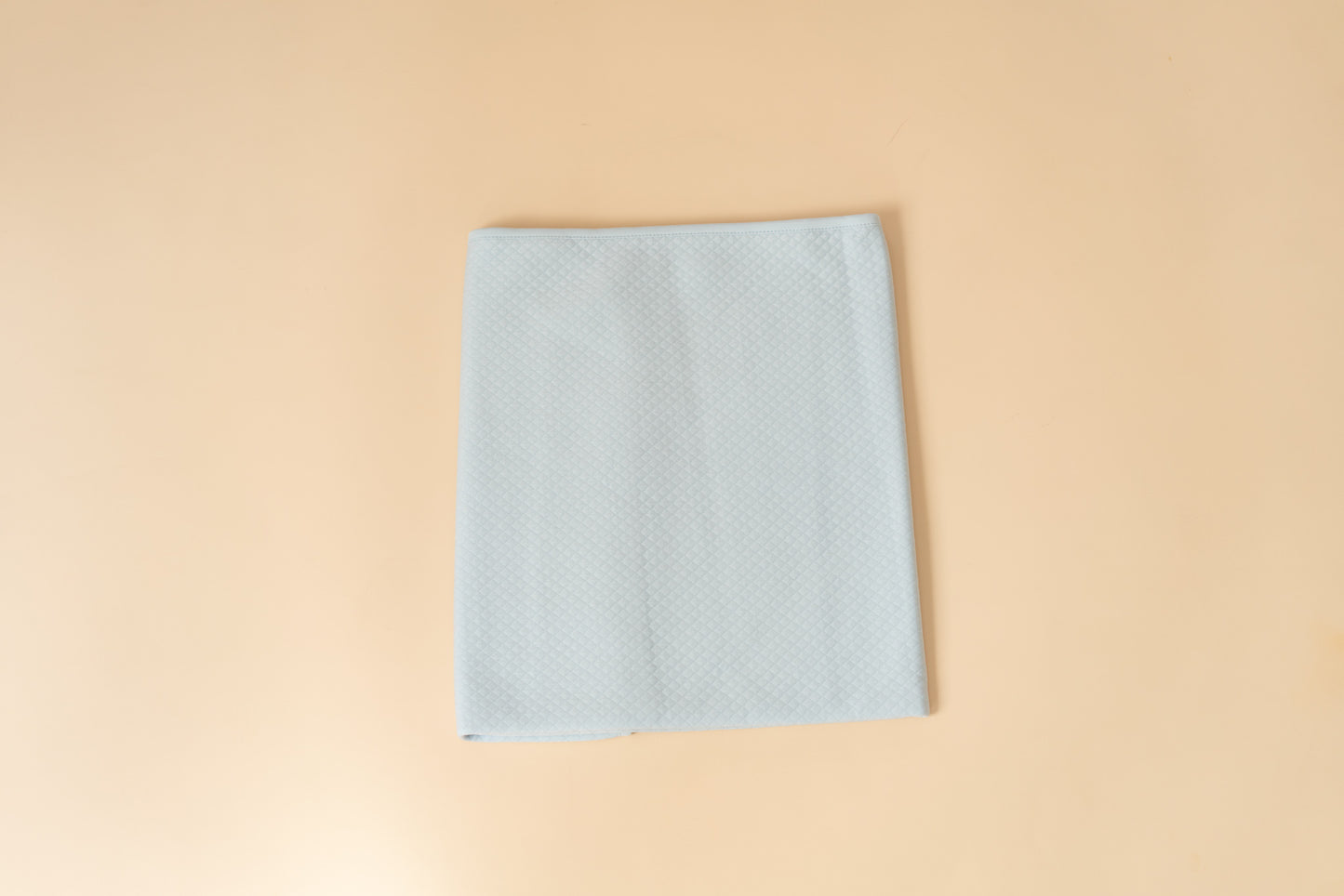 Blue Quilted Receiving Blanket