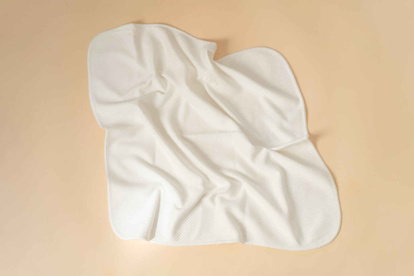 Pima White Receiving Blanket