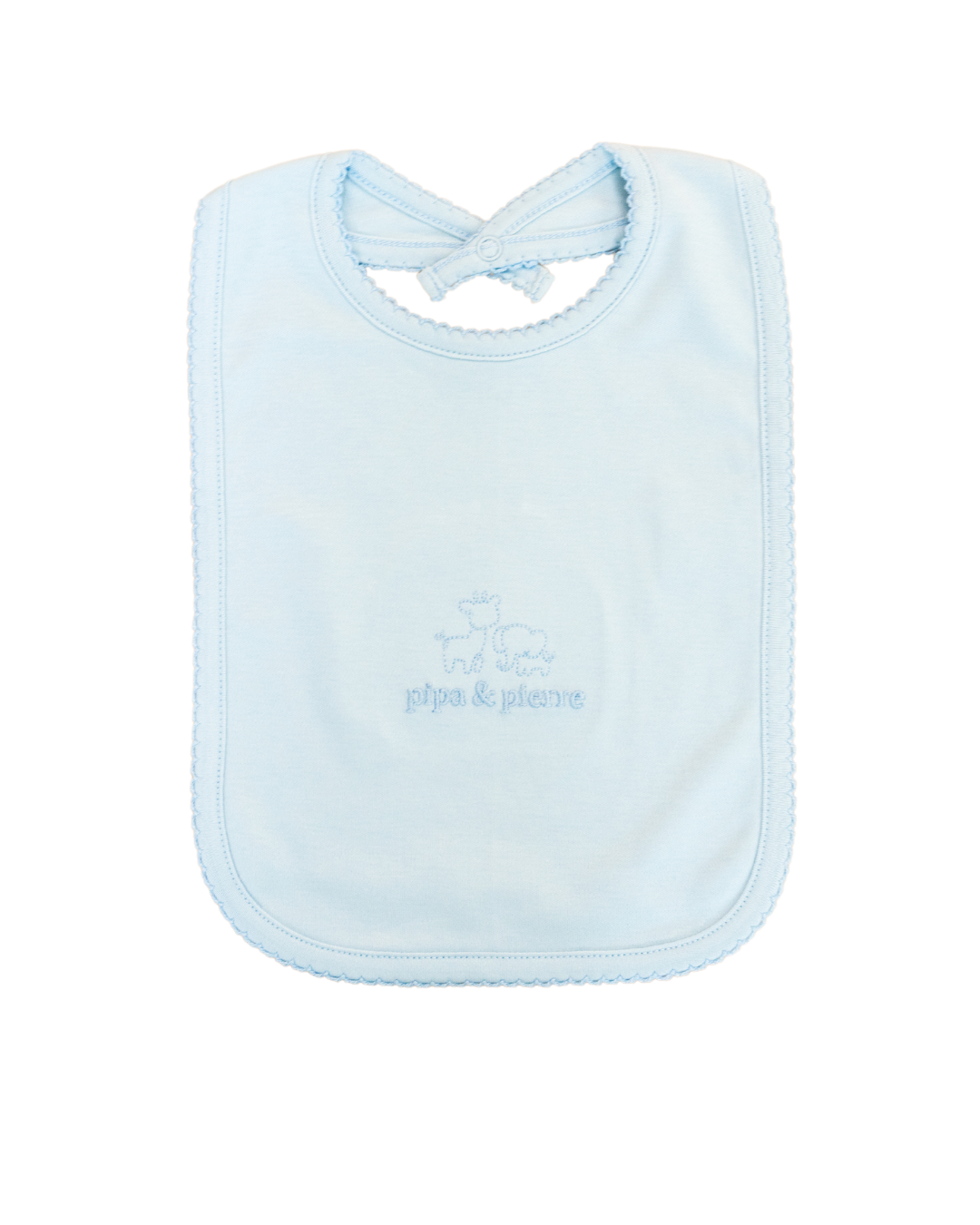 Pima Bliss Blue Baby Bib