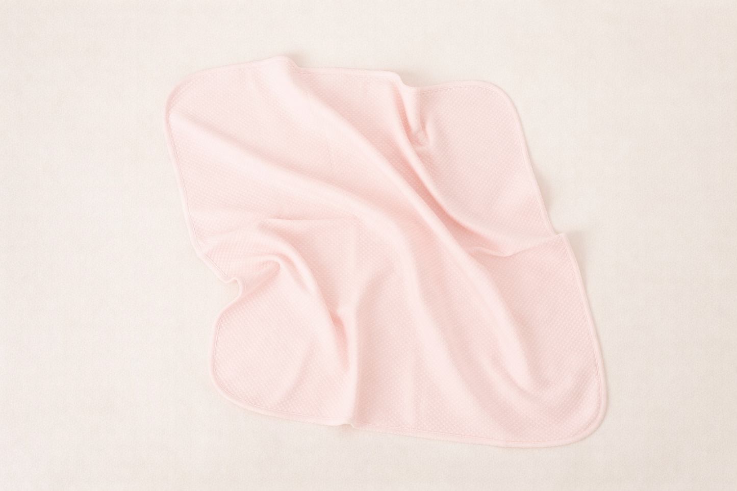 Pink Quilted Receiving Blanket