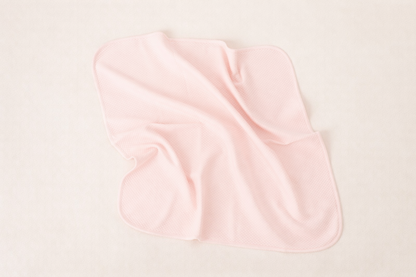 Pink Quilted Receiving Blanket