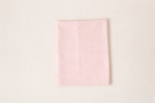 Pink Quilted Receiving Blanket