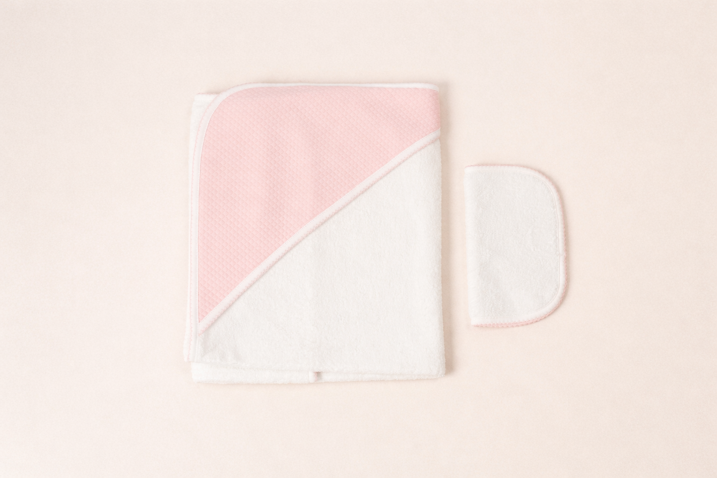 Pink Hooded Towel Set