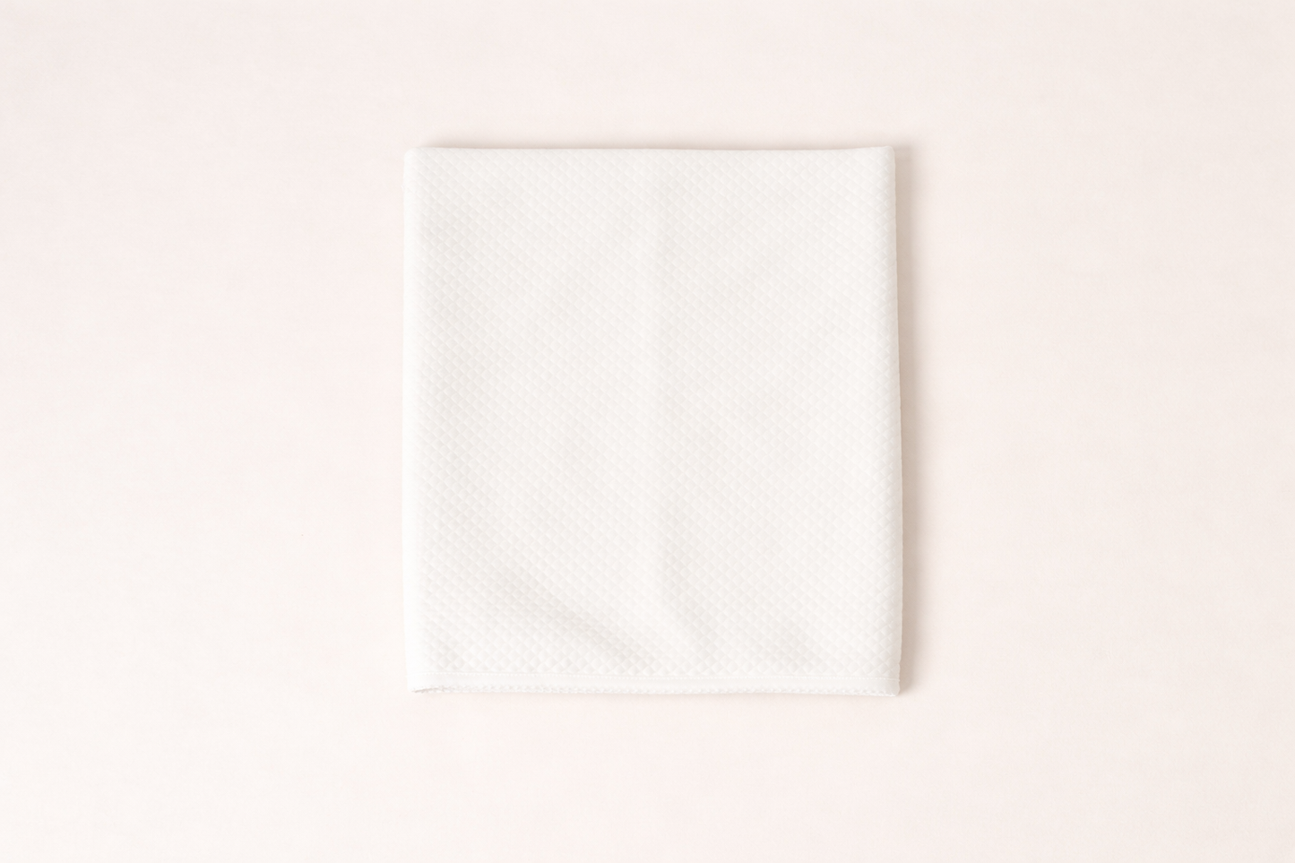 Pima White Receiving Blanket