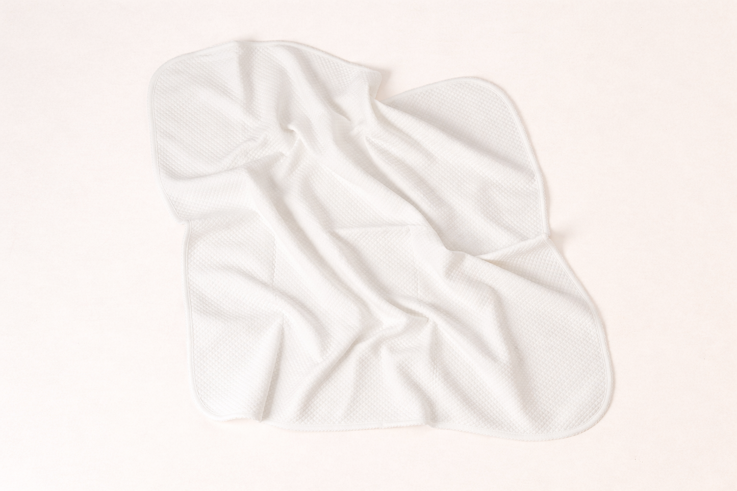 Pima White Receiving Blanket
