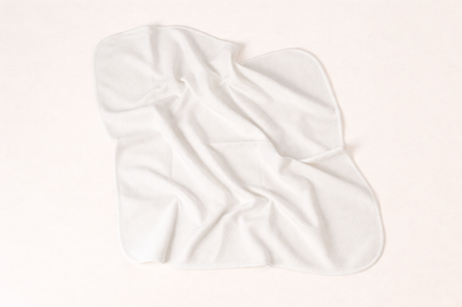 Pima White Receiving Blanket