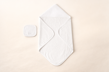White Hooded Towel Set
