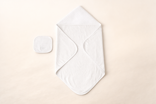 White Hooded Towel Set