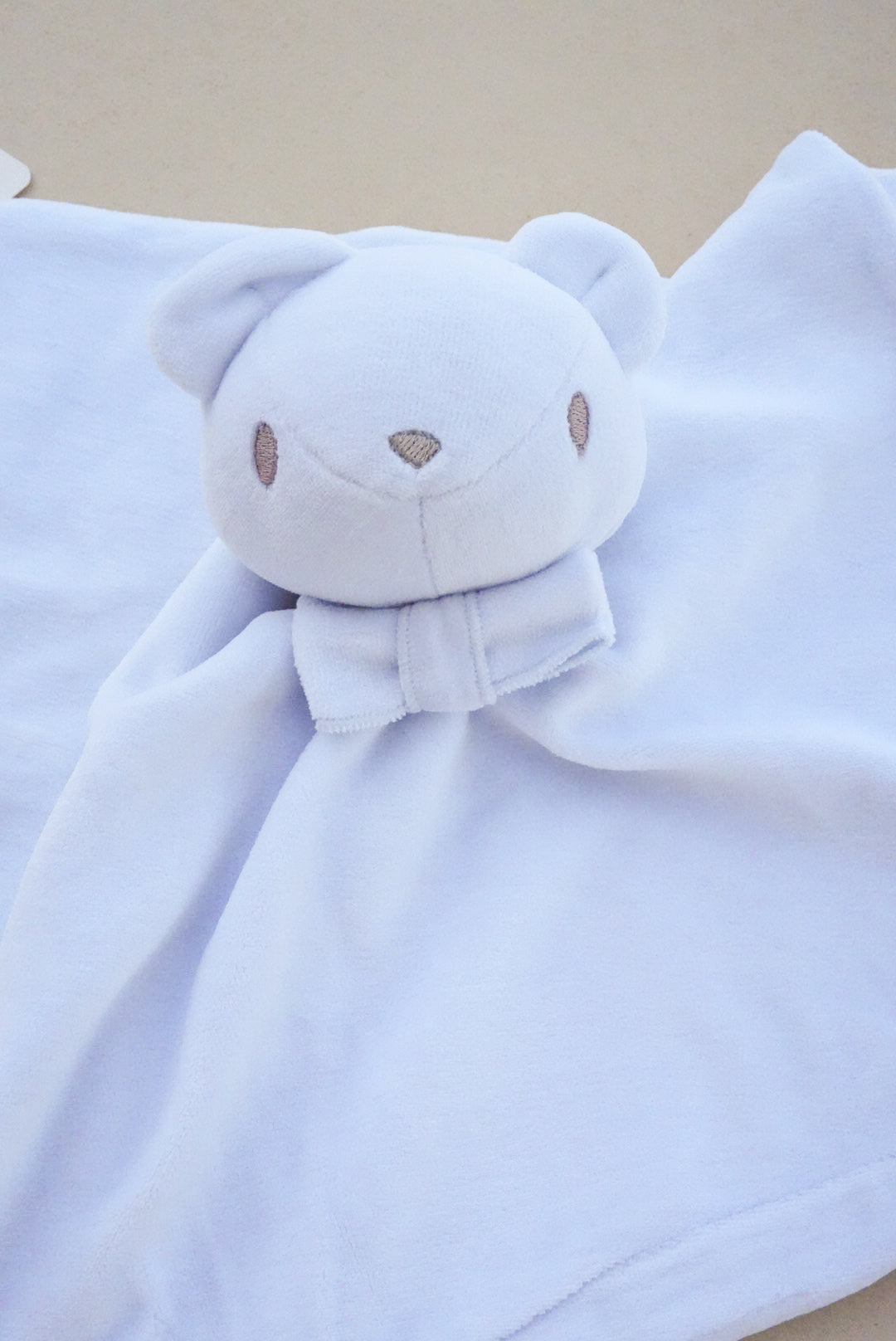 Bear Security Blanket in Ciel Blue