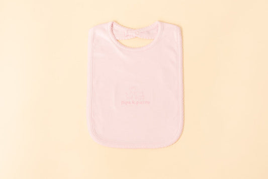 Pima Bliss Pink Baby Bib