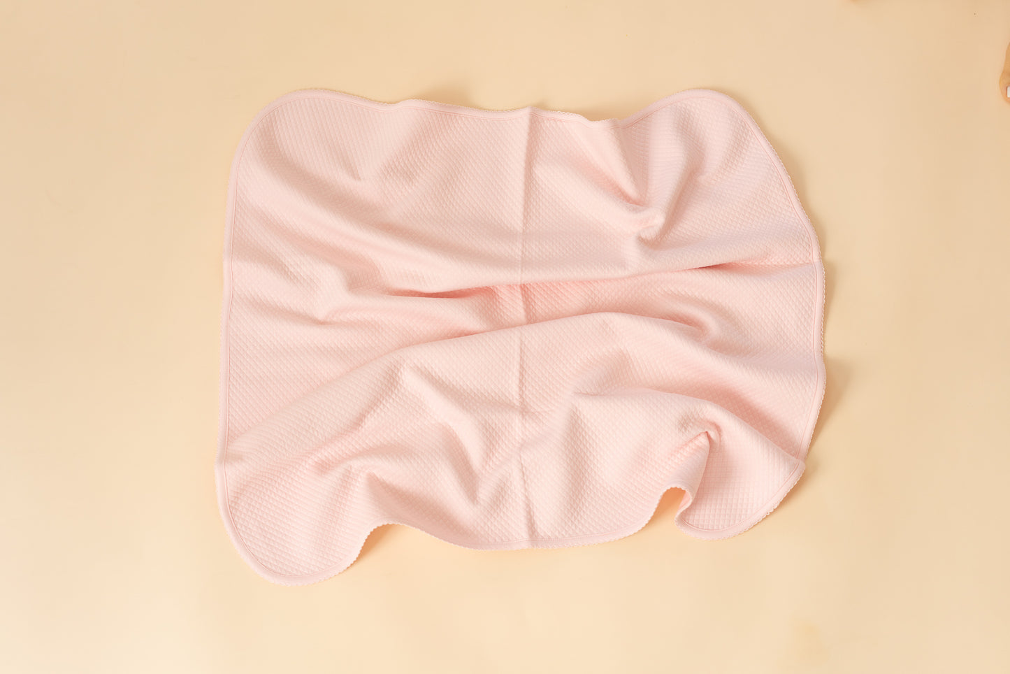 Pink Quilted Receiving Blanket