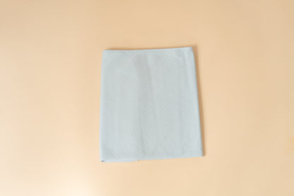 Blue Quilted Receiving Blanket