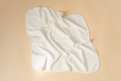 Pima White Receiving Blanket