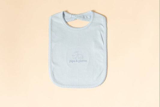 Pima Bliss Blue Baby Bib