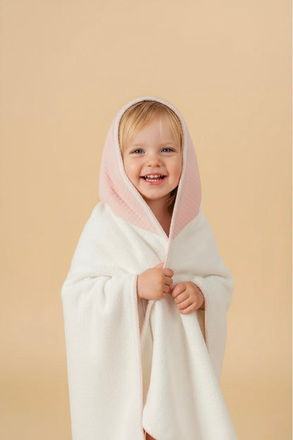 Pink Hooded Towel Set