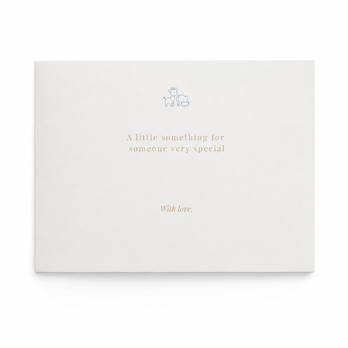 Pipa & Pierre hemp paper greeting card with signature illustration