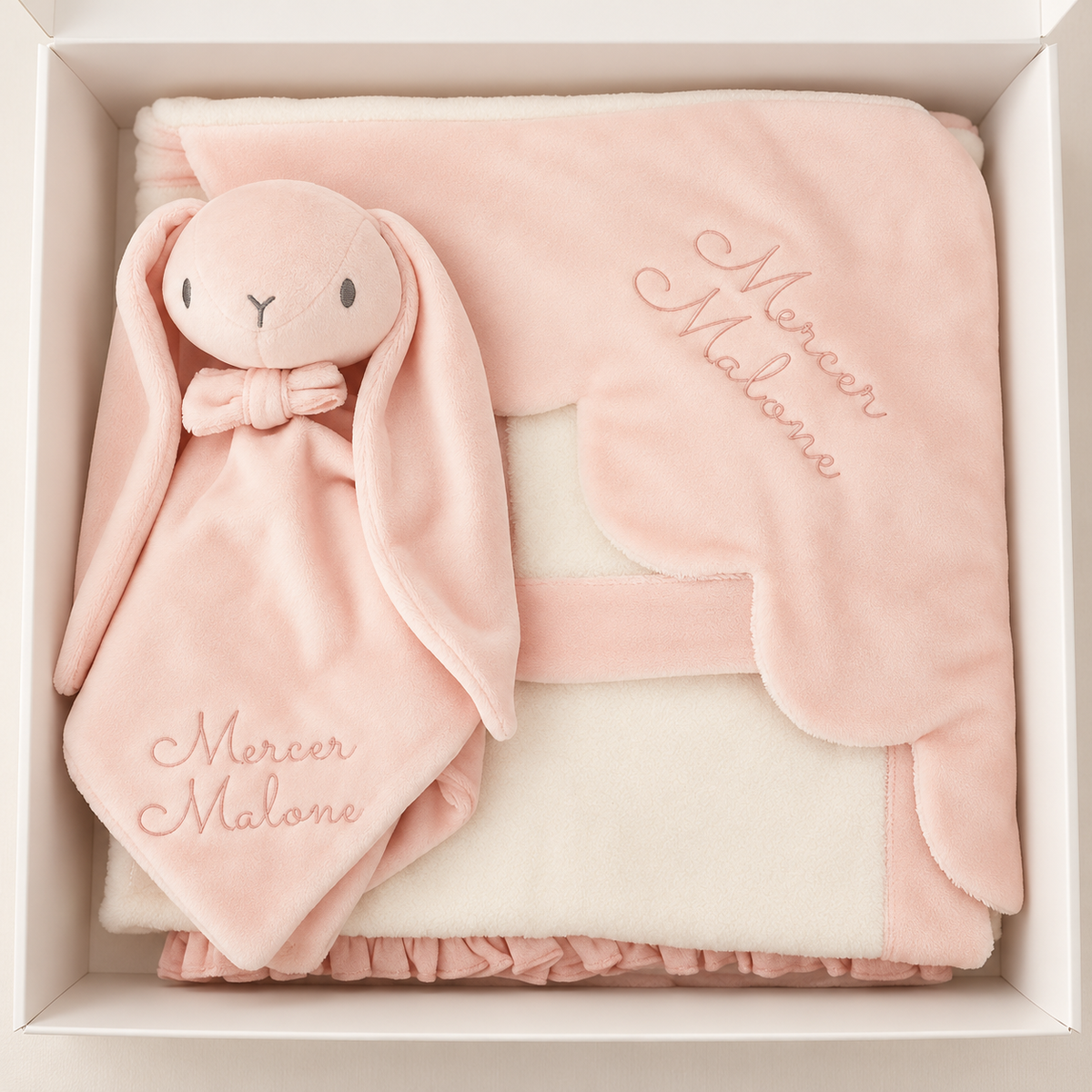 Personalized Ballerina Pink Baby Gift Set