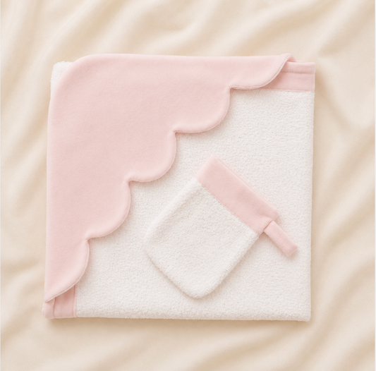 Baby Ballerina Hooded Towel + Mitt