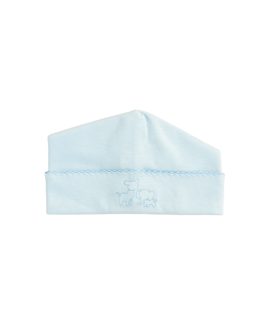 Pima Newborn Blue Beanie